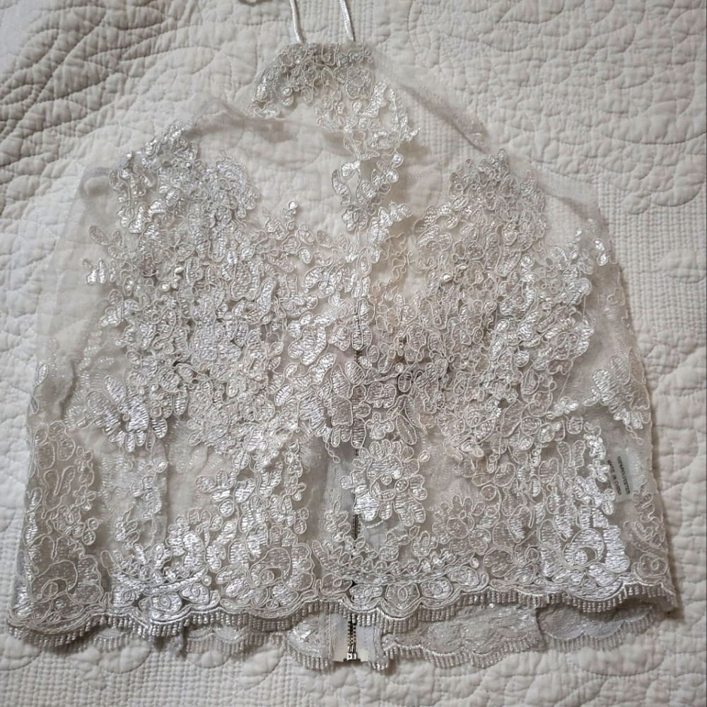 Lace Sheer Crop Top